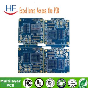 Quality Blue Multilayer PCB Fabrication Ceramic 8 Layer 1.6MM Double Sided for sale