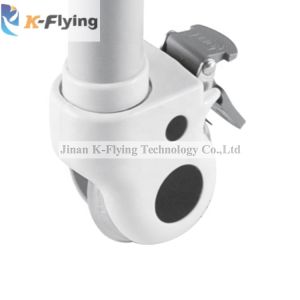 4 PVC Mute Wheel Medical Equipment Trolley With Guard Rail