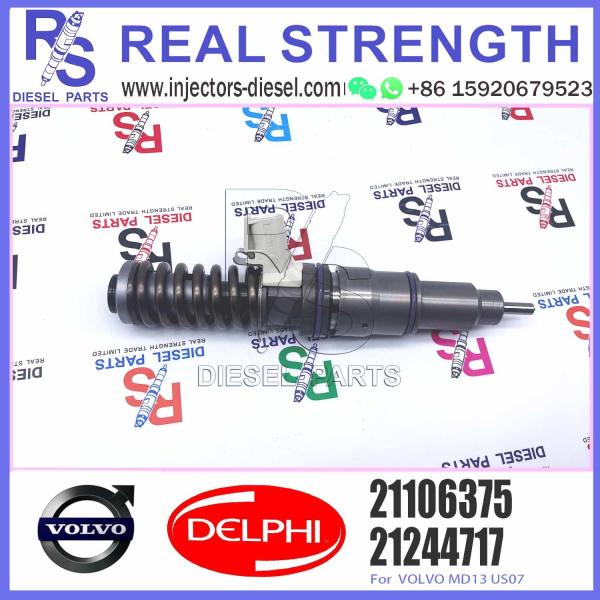 4 PINS Fuel Common Rail Injector 21106375 for V-O-L-V MD13 US07 with 10 MM BORE L280TBE