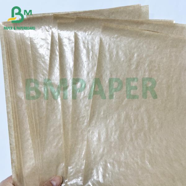 Oilproof Candy Fry Snack Brown Wrapping Kraft PE Coated Paper