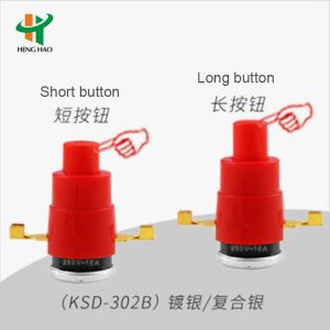 KSD302B KSD302A 250V 16A 53C Thermal Cut Off Switch For Cable Reel 63C