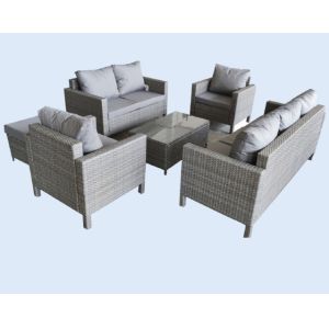 Quality Rattan Wicker Outdoor Sofa Conversation Patio Wichker Furniture Garden Furniture Sofa Set for sale