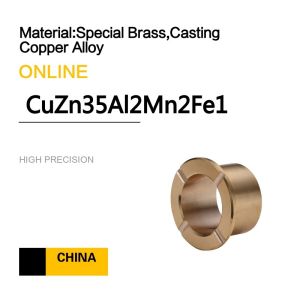 Casting Copper Alloy Bushings , CuZn35Al2Mn2Fe1 Copper Alloy, China Supplier,