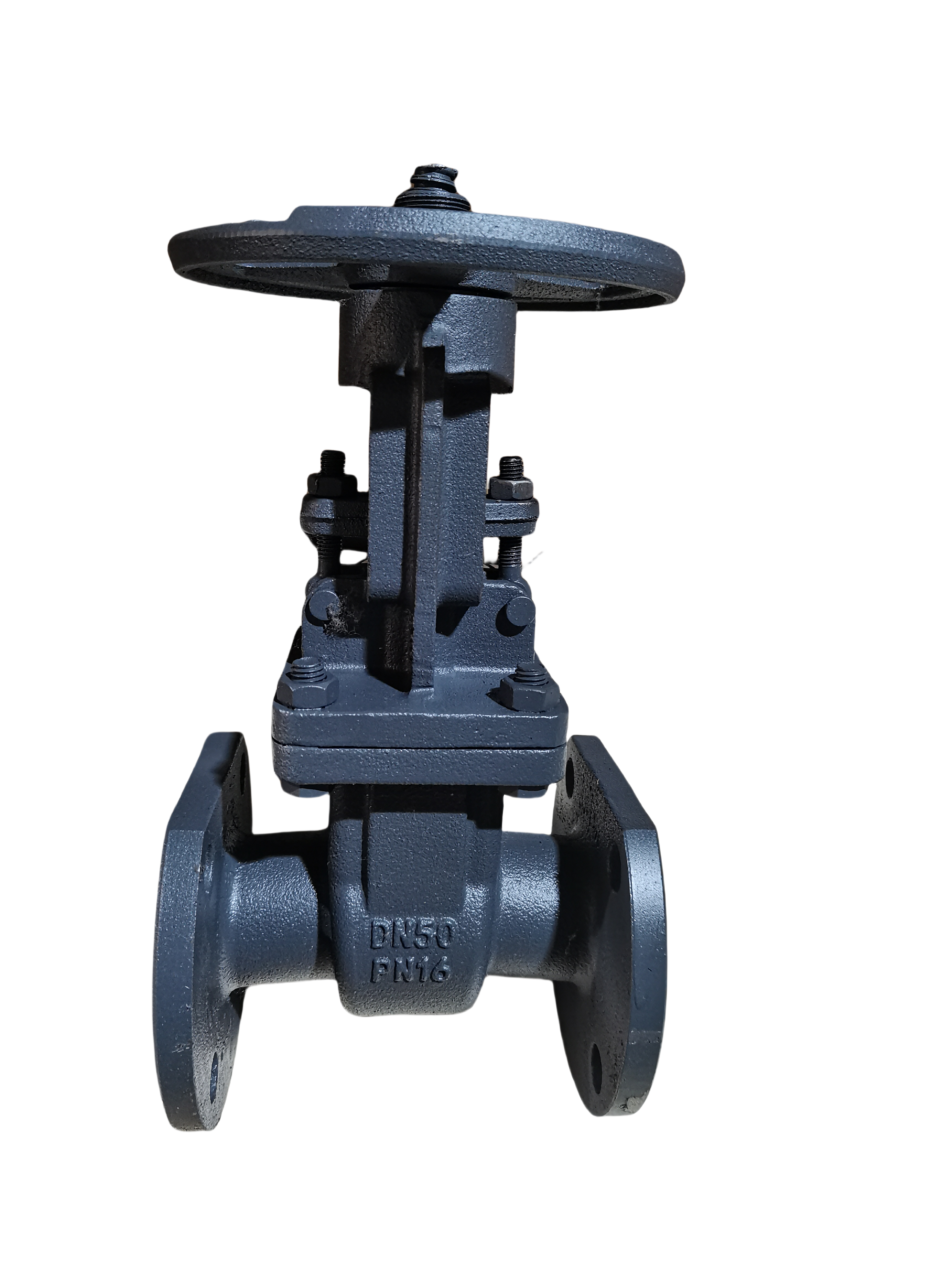 Quality Bolted Bonnet Cast Iron Gate Valve with API 598 Standard and ASME B16.10 Dimensions for ≤120℃ Applications for sale