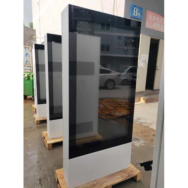 55 Inch Outdoor LCD Sign Board HD Display Android / Windows Totem Advertisement Digital Signage Kiosk