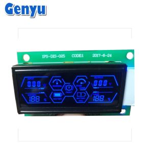 Black Negative Transmissive VA LCD Display HT1621 Driver RGB LED Backlight