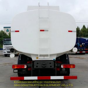 Stainless Steel Sinotruk Howo 6x4 Tractor Truck 18000 Liters Mobile Fuel Truck