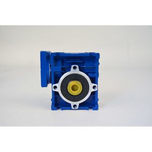 NMRV075 Gear Worm Reducer For Nema 42 / 52 Servo Stepper Motor Output 28mm