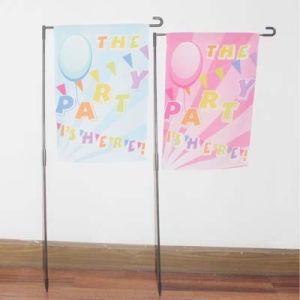 Quality Party Garden Flag &quot;The party is here&quot; for sale