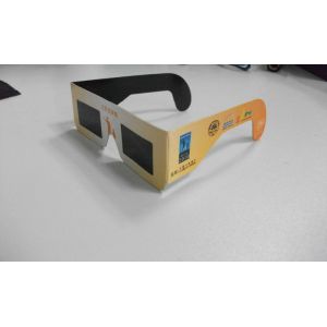 Quality Disposable Solar Eclipse Viewing Glasses Eyewear With Paper Frame for sale
