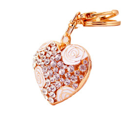 Diamond Designer Key Rings For Women ODM Available 16mm Thick