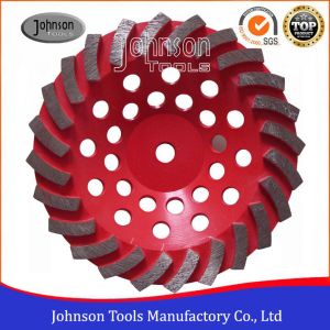 180mm Swirl Diamond Grinding Wheels For Stone / Brick / Block / Concrete, Center