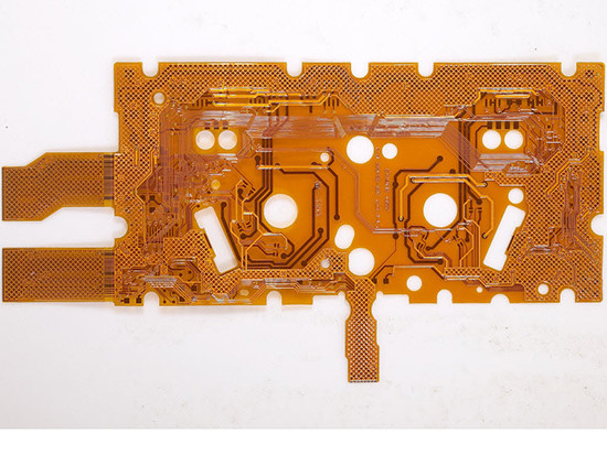 China Double Sided Flexible PCB With Polyester Material Copper Thickness 0.15mm CE Rohs Compliant  With One Stop PCB Solution on sale China Double Sided Flexible PCB With Polyester Material Copper Thickness 0.15mm CE Rohs Compliant  With One Stop PCB Solution on sale