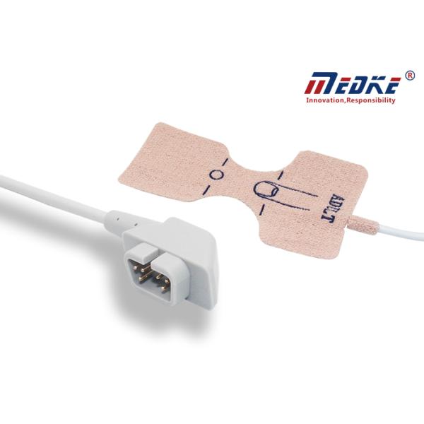 P1307 PVC Jacket White Adult Criticare Pulse Oximeter Sensor
