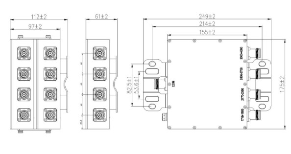 Buy Quad-Band Combiner 1710-4000MHz at wholesale prices