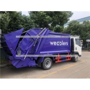 HOWO 5cbm Compactor Garbage Truck Compressed Waste Treatment Truck