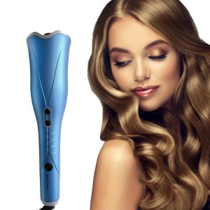 China CE Evenly Heated 220 Degree Self Rotating Curling Iron For Thick Hair on sale