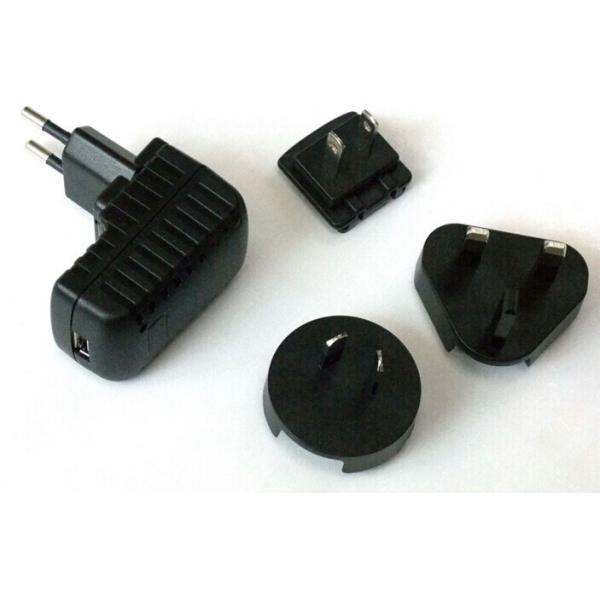Buy 5V 1A USB power adapter interchangeable plug AC DC adapter at wholesale prices