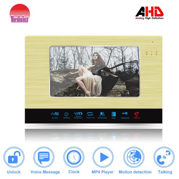 Amazing Wired Villa video intercom system Entry system home security with Clock