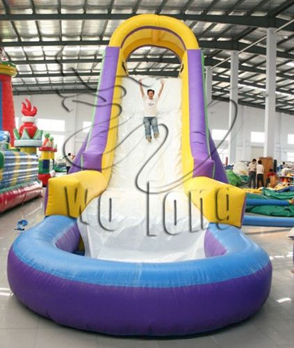 big simple inflatable water slide for commercial