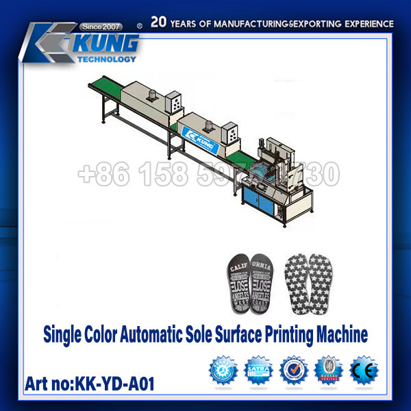 Automatic Sole Surface Printing Machine One / Two / Three / Four / Five / Six Color