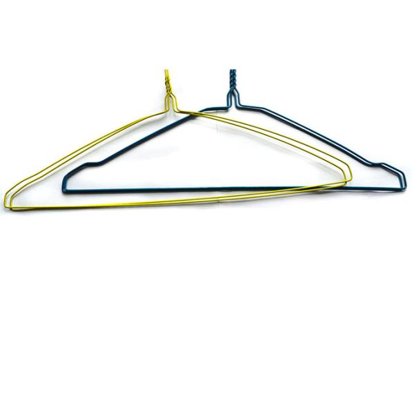 Organize Your Wardrobe Efficiently with Space Saving Steel Coat Hangers Standard Size
