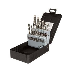 Left Hand HSS Drill Bits DIN338 Amber Finished Straight Shank