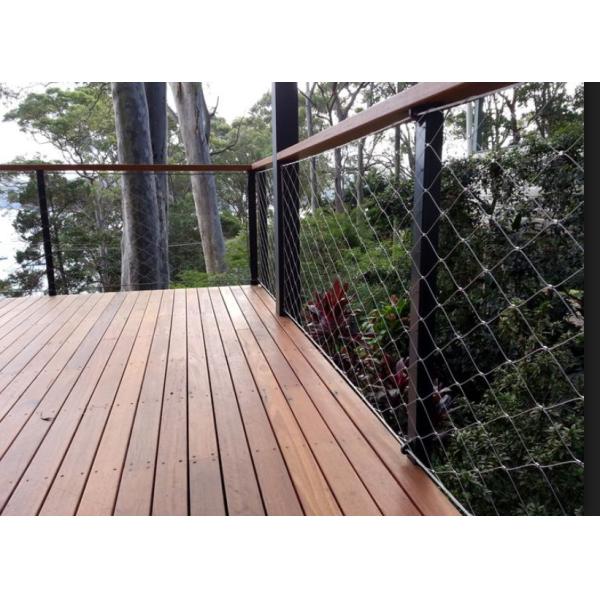 Stainless Steel 5mm Balustrade Wire Mesh Safety Netting