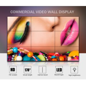 Resolution 1920*1080 LCD Video Wall 49'' 178°H/178°V Visual Angle CE Approval