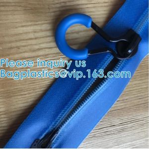 Water-Resistant Zipper, TPU Gastight Waterproof Zippers, Metal, Nylon, Stopper,