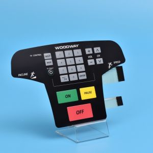 Ultra Responsive Membrane Switch Keypad Customizable Layout with LCD Display