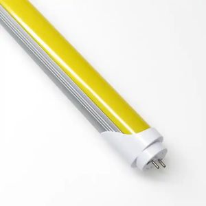 Flexible Yellow Cover Light T8 LED Tube No UV/IR/Blue Light, Long Lifespan, 5