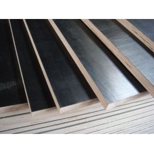 China 18mm black browm film faced plywood / construction plywood on sale