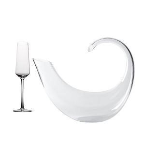 Wholesale Bulk Handcrafted Crystal Wine Decanter Aerator | 750mL Distributor