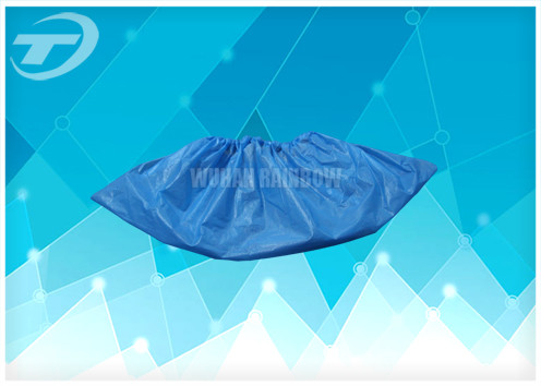 Medical Non Slip Shoe Covers , Breathable Disposable Foot Covers 35-40g/M2