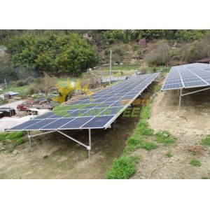 China Pre - Assembled Solar Panels Ground Mounting System With Stable Structure on sale