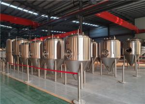 Quality 3500L 4000L Brewery Stainless Steel Fermentation Tanks With Fully Welded Exterior Shell for sale
