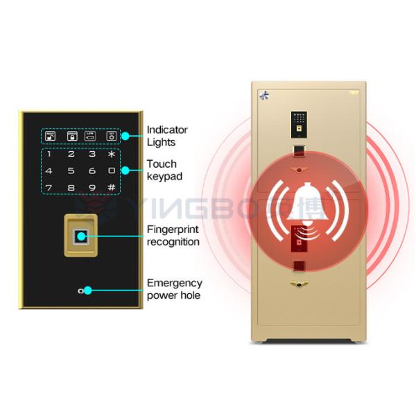 Germany 3D Laser Cutting Technology Commercial Safe Box With Removable Shelves H1580mm