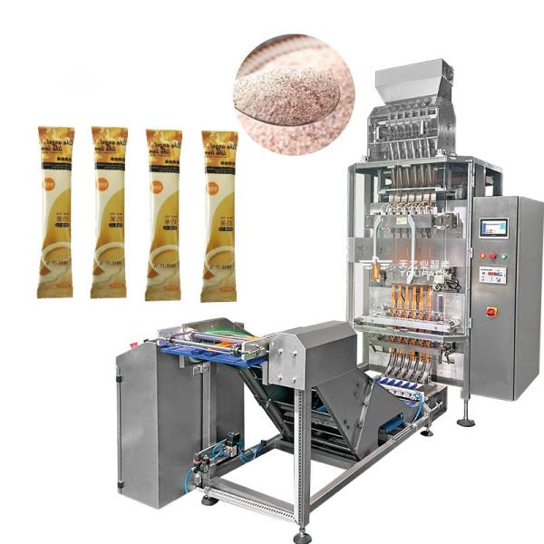 Buy 6 Lane 4 Lane Coffee Tea Milk Powder Sachet Packaging Machine at wholesale prices