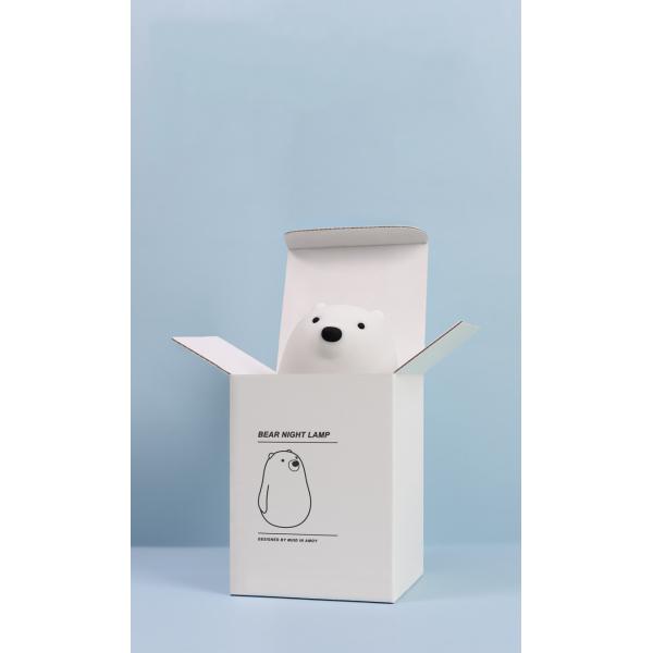Kawai Bear Kids Baby Nursery Bedroom Night Light lamp Gifts Silicone Bear Light Kids Night Light