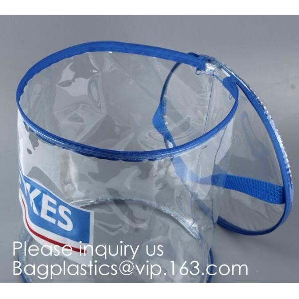 Multi-Purpose Water Resisitant Clear PVC Organizer Bag Pouch with Zipper Closure,Document File Bill Zipper Bag Pencil Po