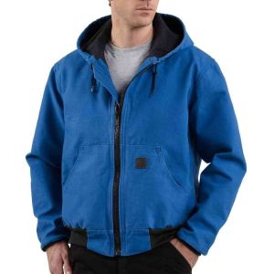 Quality Mens Jacket With Hood , 100% Ring-Spun Cotton Sandstone Mesh Lined for sale