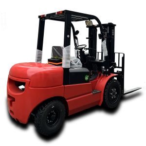 3000kg 4 Wheel Agricultural Diesel Forklift stacker with Side Shift CE Approved