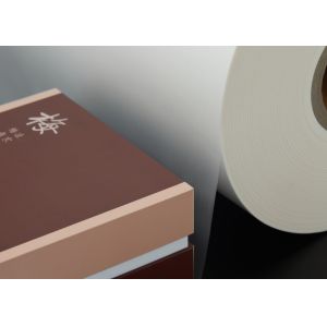 China 3 inch Paper core BOPP Luxurious Silky-Touch Film Roll with Zero-Odor EVA Adhesive Superior Bond Strength on sale