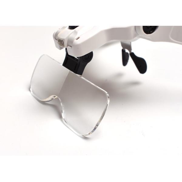 Professional Dental Magnifying Glasses With Light 5 Lens Headband Magnifier