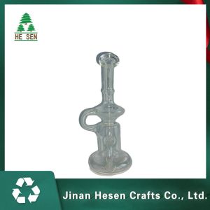 Clear SGS 22cm Borosilicate Male Glass Bong