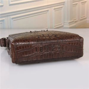 Genuine Crocodile Skin Businessmen Small Single Cross Shoulder Bag Real