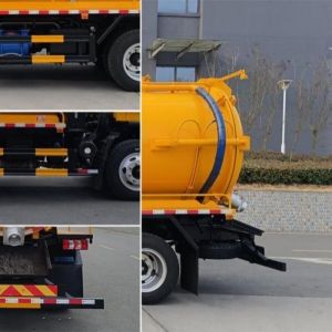 8.1m3 8100L 14tons Sewage Suction Truck Diesel Operated ZBJ5140GXW6BHQ