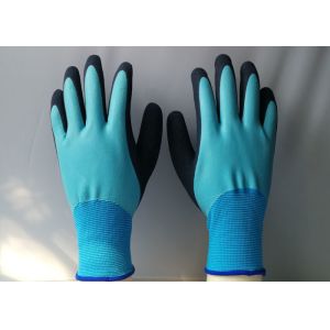 China Wear Resistant Nylon Nitrile Coated Gloves 35 - 120 G / Pair CE Approved on sale