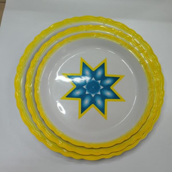 Buy Party Occasion Melamine Dinner Plates - Stackable and Stylish at wholesale prices